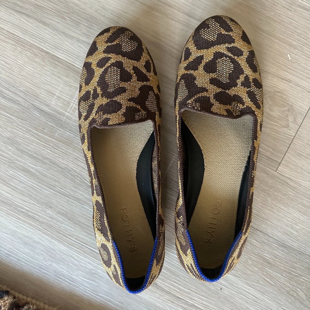 Rothy's Leopard Print Loafers